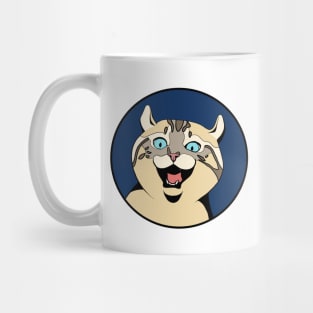 Gleeful Cat - Funny Animal Design Mug